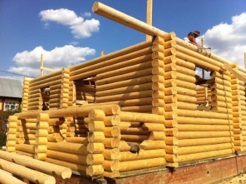 Cрубы из бревна ручной рубки